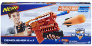 The updated packaging for the Demolisher 2-In-1.