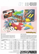 An ad from 1976 featuring Nerf Rockets, and Glider products.