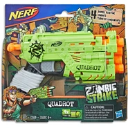 The Australian packaging of the Quadrot with the gray trigger.