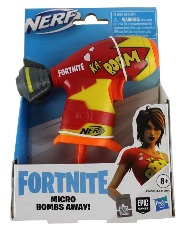 Nerf Fortnite MicroShots Micro Grappler Mini Dart-Firing Blaster