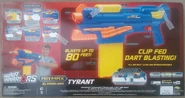The back of the packaging for the Tyrant.