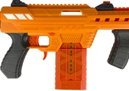 A twelve dart magazine inserted into the Nexus Pro.