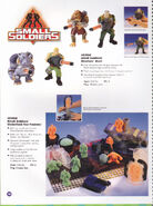 Listings for the Small Soldiers promotional products from a 1998 catalog.