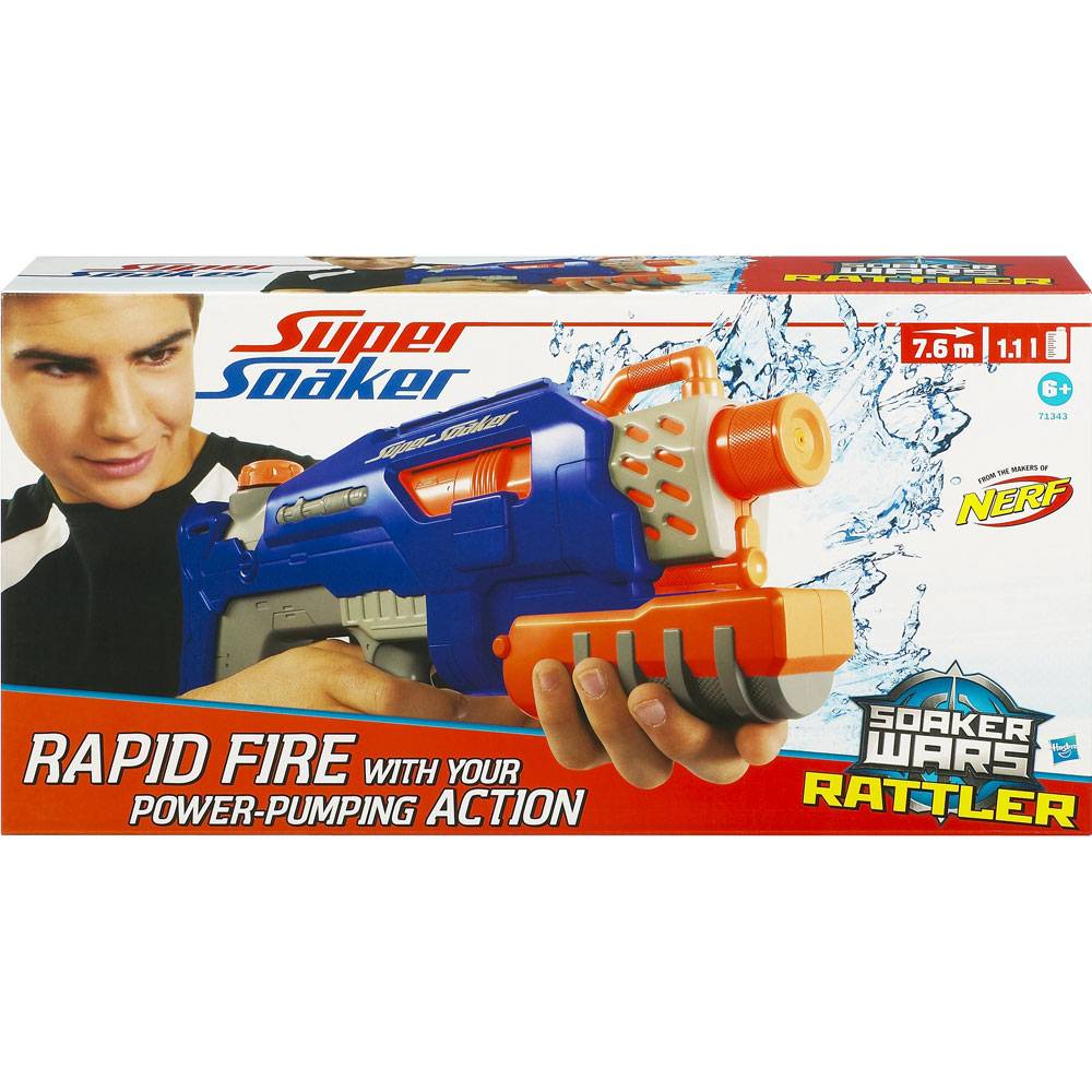 Nerf super deals soaker rattler