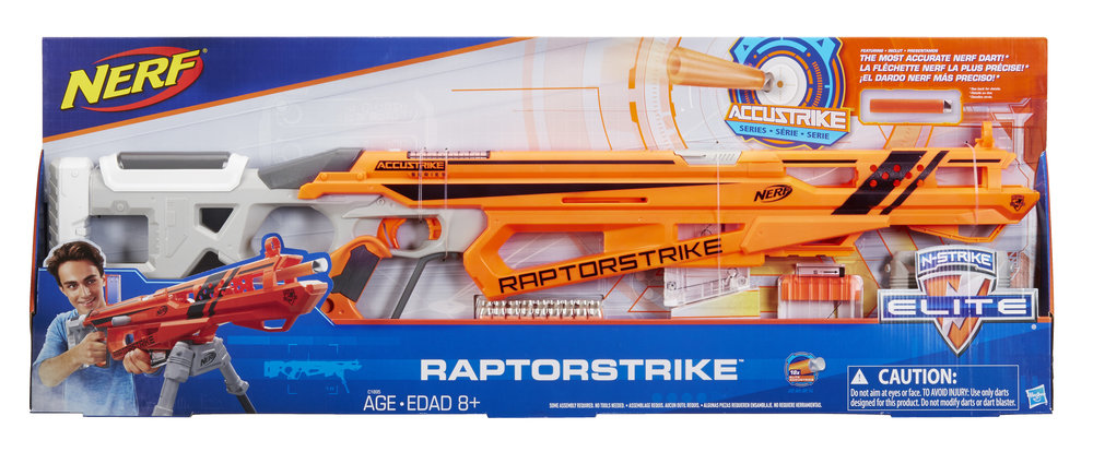 Nerf N-Strike Elite AccuStrike RaptorStrike, Includes 18 Darts, Ages 8 and  up