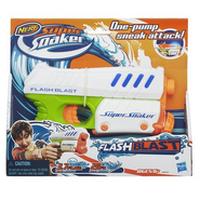 The Nerf Super Soaker packaging for the Flash Blast.
