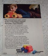 An ad from 1976 featuring Nerf-Mobile products.