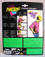 The back of the packaging for the Pocket Master.