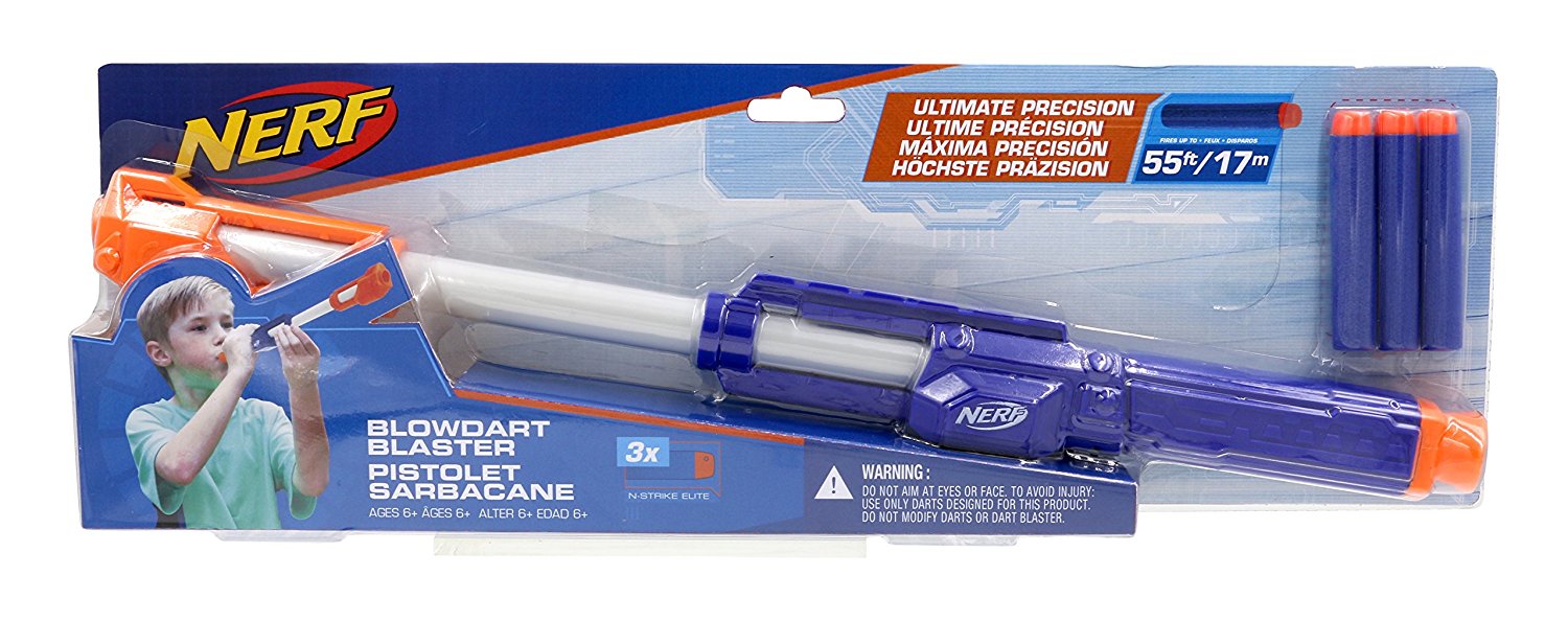 Nerf zombie cheap blow dart blaster