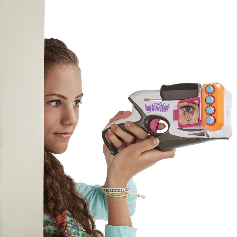 NERF Rebelle コーナーサイト Nerf Rebelle Corner Sight Blaster Dart Gun White Mirrors