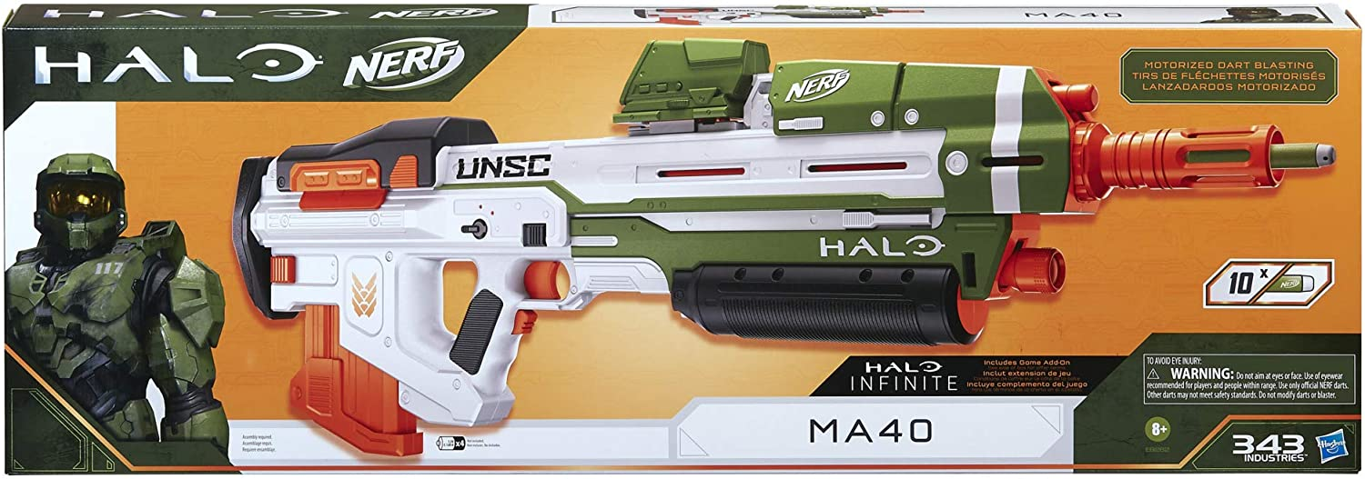 NERF HALO MA40 ナーフ コラボモデル 中古品 NERF HALO MA40 ナーフ コラボモデル 中古品 NERF HALO MA40