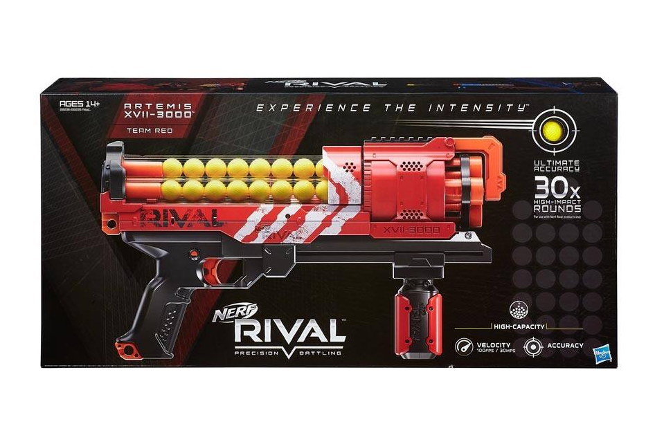 ナーフ ライバル アルテミス xvII-3000 Artemis Amazon.com: Nerf Rival ARTEMIS XVII-3000 Blue : Toys & Games