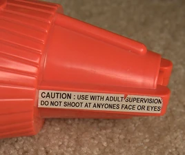 The Mk 1's warning label.