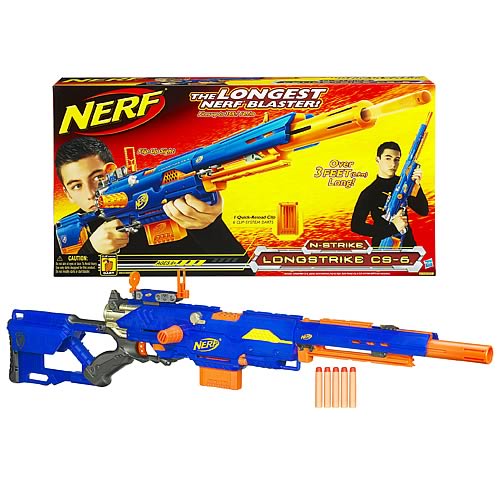 Reduced*** Rare Discontinued Nerf N-Strike Elite Longstrike Sniper
