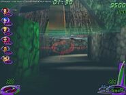 The Hyperstrike zooming in.