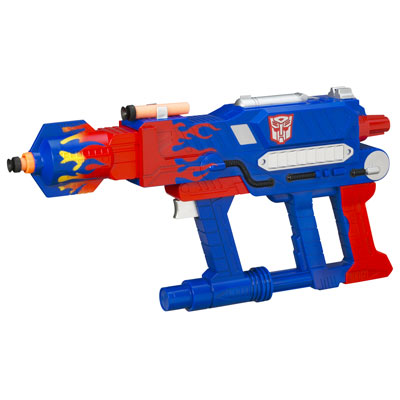 This Optimus Prime Toy Can Transform Into a Nerf Blaster - CNET