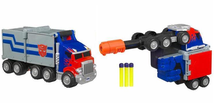 This Optimus Prime Toy Can Transform Into a Nerf Blaster - CNET