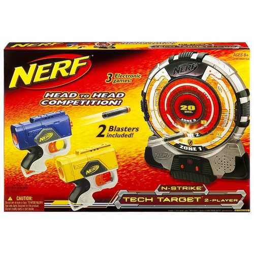 NERF N-Strike Tech Target Head-to-Head, 2 Blasters, Electronic