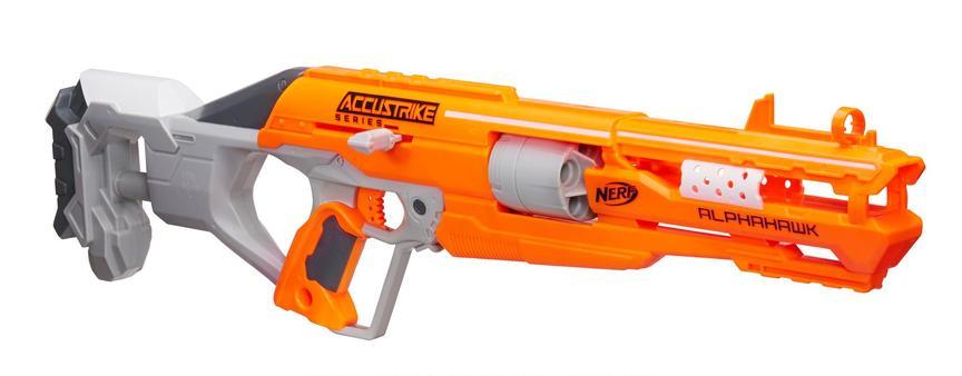 AlphaHawk (NERF N-Strike Elite Accustrike revolver dart sniper