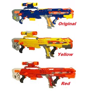 Nerf N-Strike Blue Longshot CS-6 Sniper Rifle Dart Gun Toy Discontinued