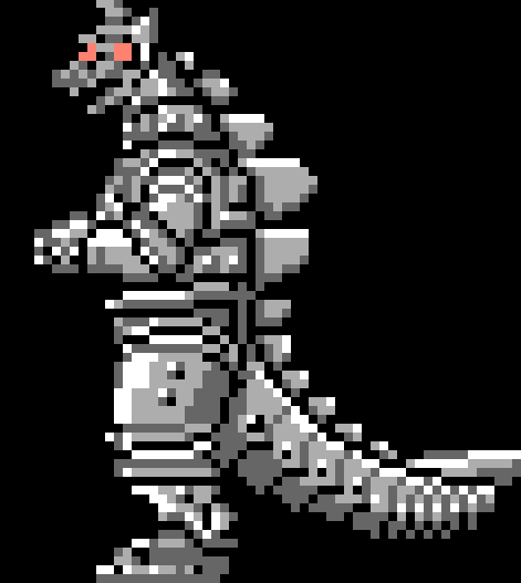 godzilla sprite nes