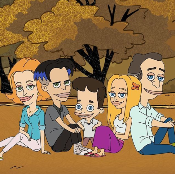 The Birch family is a cartoon family from the adult animatedd sitcom, Big M...