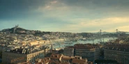 Marseille city view