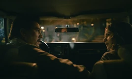 Griselda - Griselda and Alberto in a car