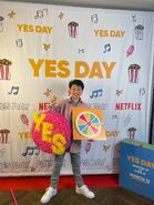 Julian Lerner attends "YES DAY" virtual premiere