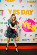 Megan Stott attends "YES DAY" virtual premiere