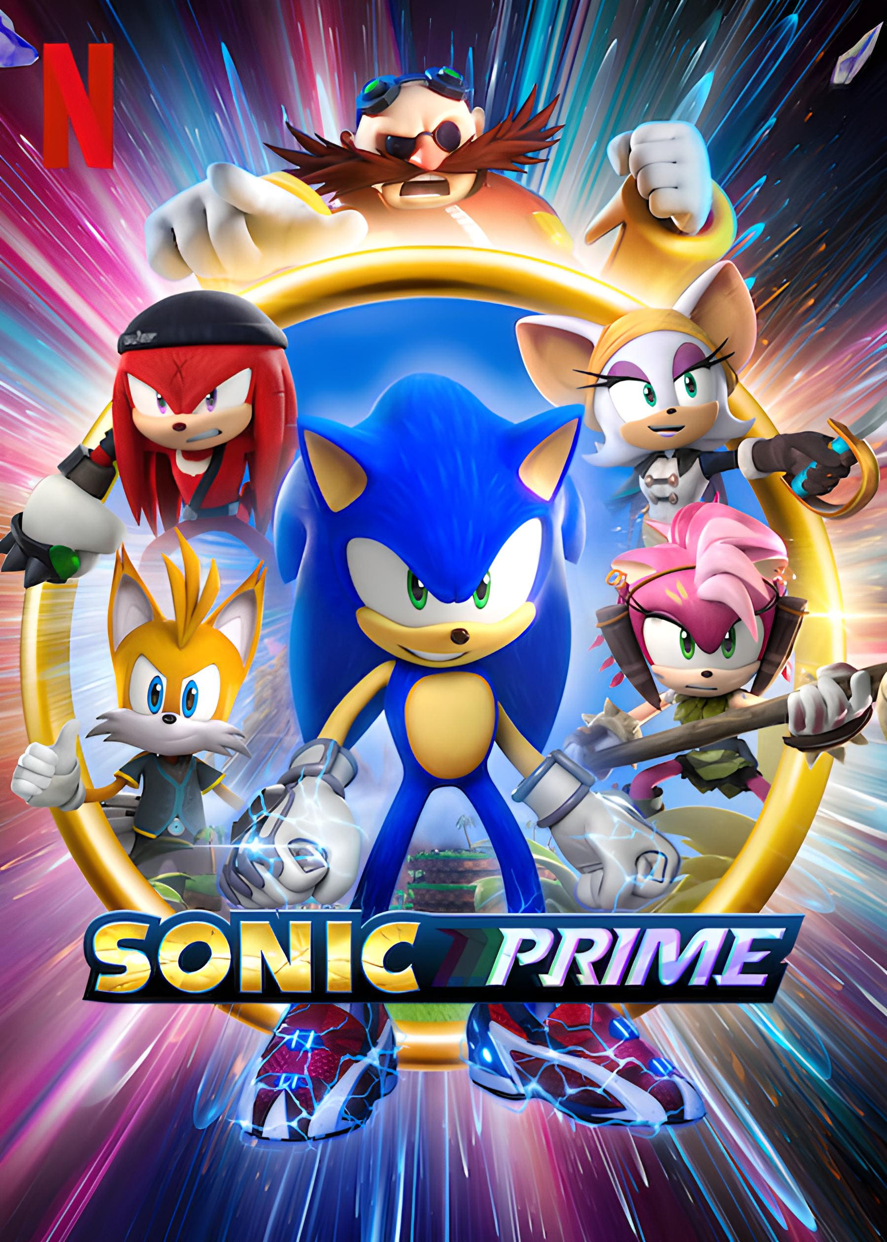 Netflix divulga prévia de 'Sonic prime' e demais animações para 2022