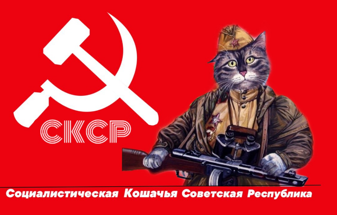 СКСР - Социалистическая Кошачья Советская Республика.
