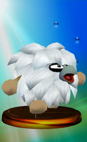 Topi's trophy in Super Smash Bros. Melee.