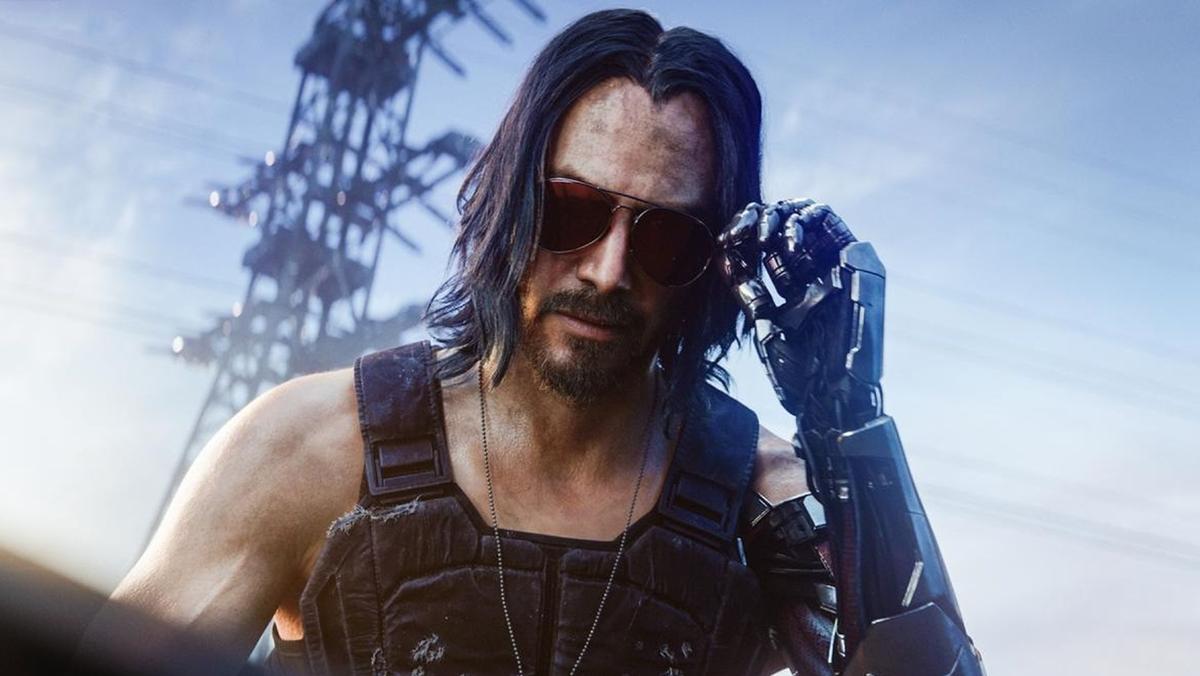 Cyberpunk 2077's new update has Johnny Silverhand striking the sad