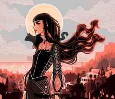 Mia Corvere and Mister Kindly by Monolime.jpg (93 KB) Mia Corvere and Mister Kindly by Monolime