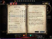 Journal quest log