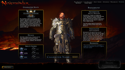 Character Official Neverwinter Wiki