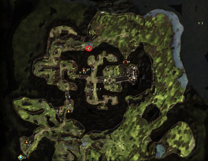 Helms Hold Map 1