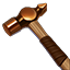 Crafting Tool Weaponsmithing Crosspeinhammer Bronze