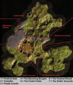 Map of the Midsummer Festival