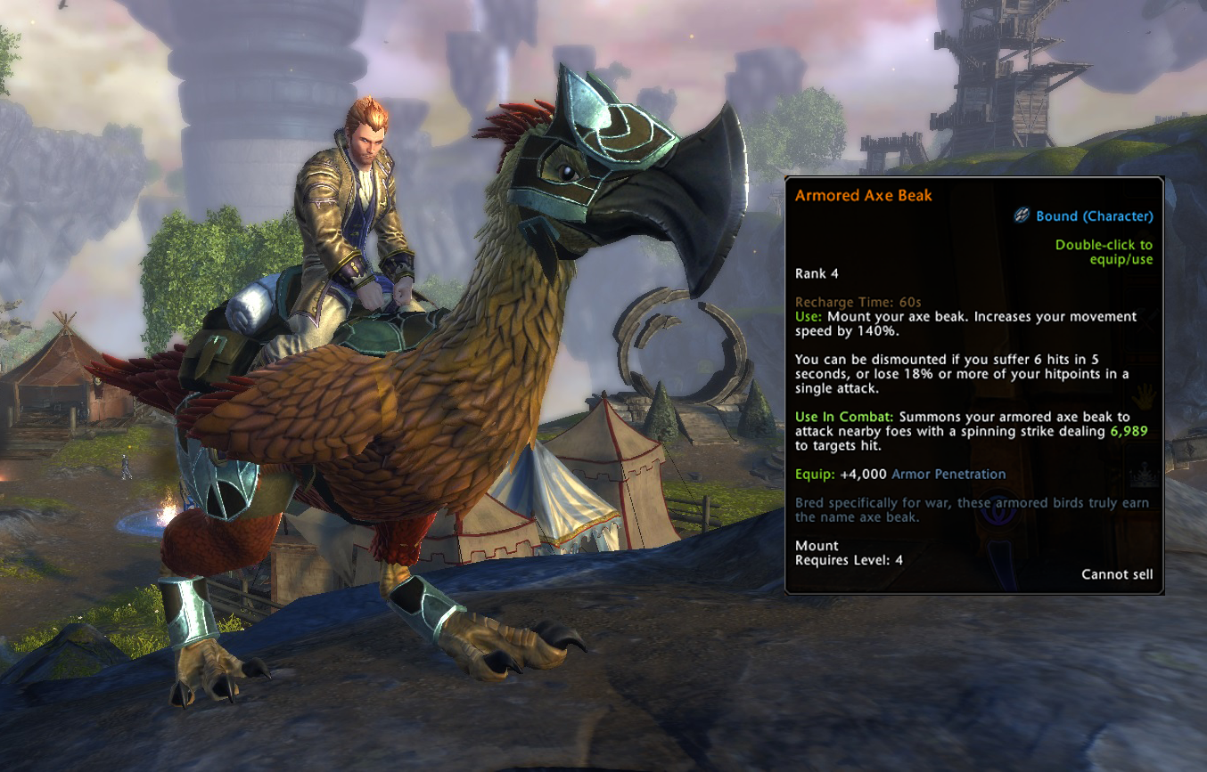 neverwinter mount combat power