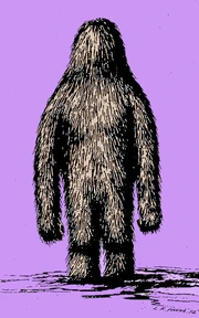 The supposed creature.