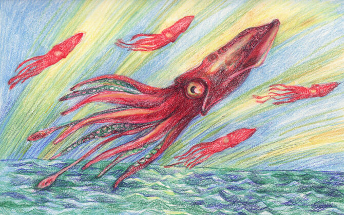 Giant Flying Squid