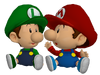 Bebés Mario y Luigi