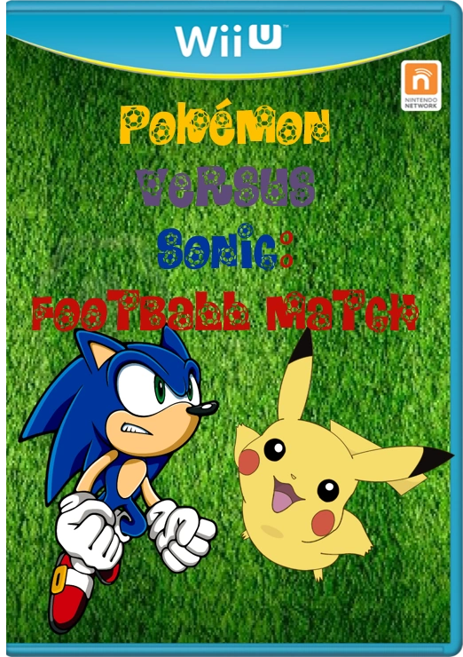 Pokémon Versus Sonic Football Match Carátula By Silver & Co