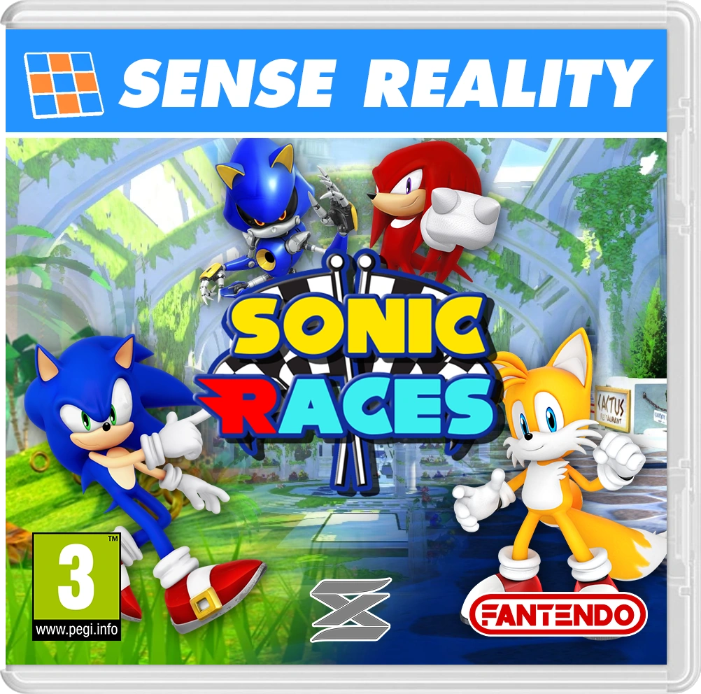 Sonic Races Caratula Sense Reality