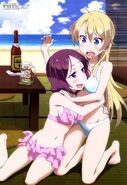 Rin and Koe in bikini 