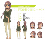 Umiko's character sheet
