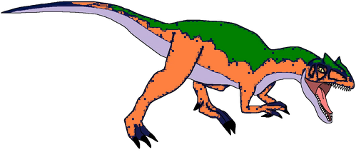 Allosaurus skin1wk