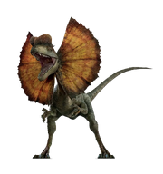 Dilophosaurus Render